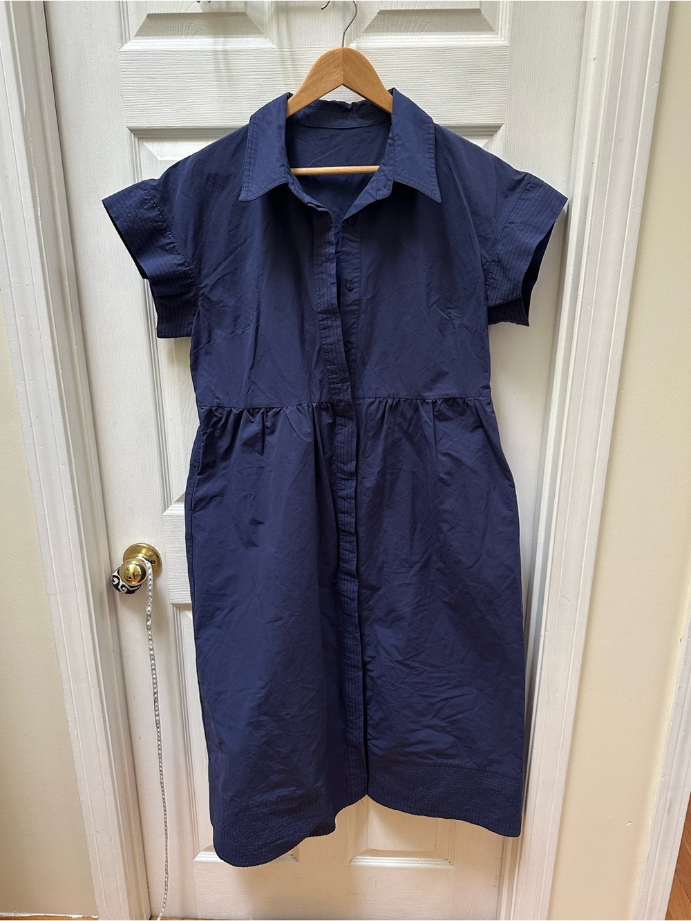 Tuckernuck Navy Chloe Dress Short-Sleeve Shirt Dress blue XL - Picture 2 of 8